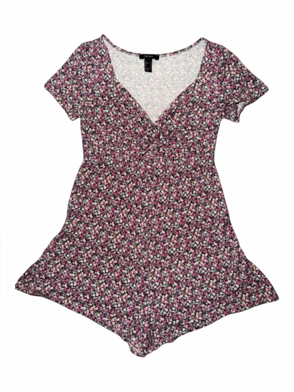Forever 21 Women's Small Floral Romper